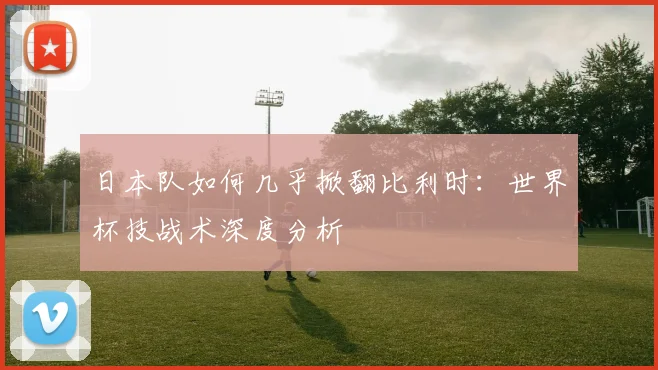 日本队如何几乎掀翻比利时：世界杯技战术深度分析